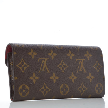 Louis Vuitton Monogram Josephine Wallet Red 3 of 11
