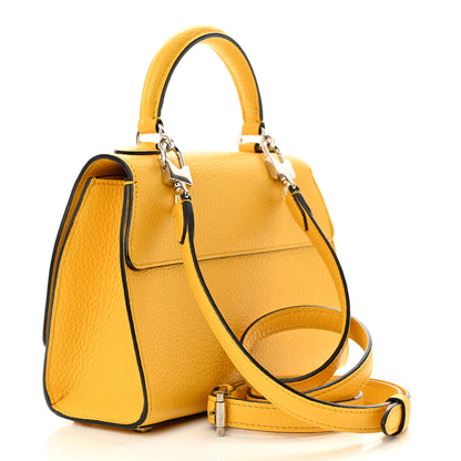Moynat Taurillon Blush Rejane BB Saffron Yellow 3 of 11