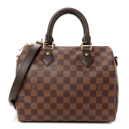 Louis Vuitton Damier Ebene Speedy Bandouliere 25 1 of 12