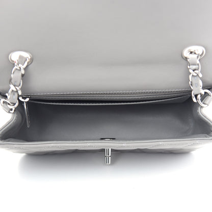 Chanel Lambskin Quilted Mini Rectangular Flap Grey 5 of 9