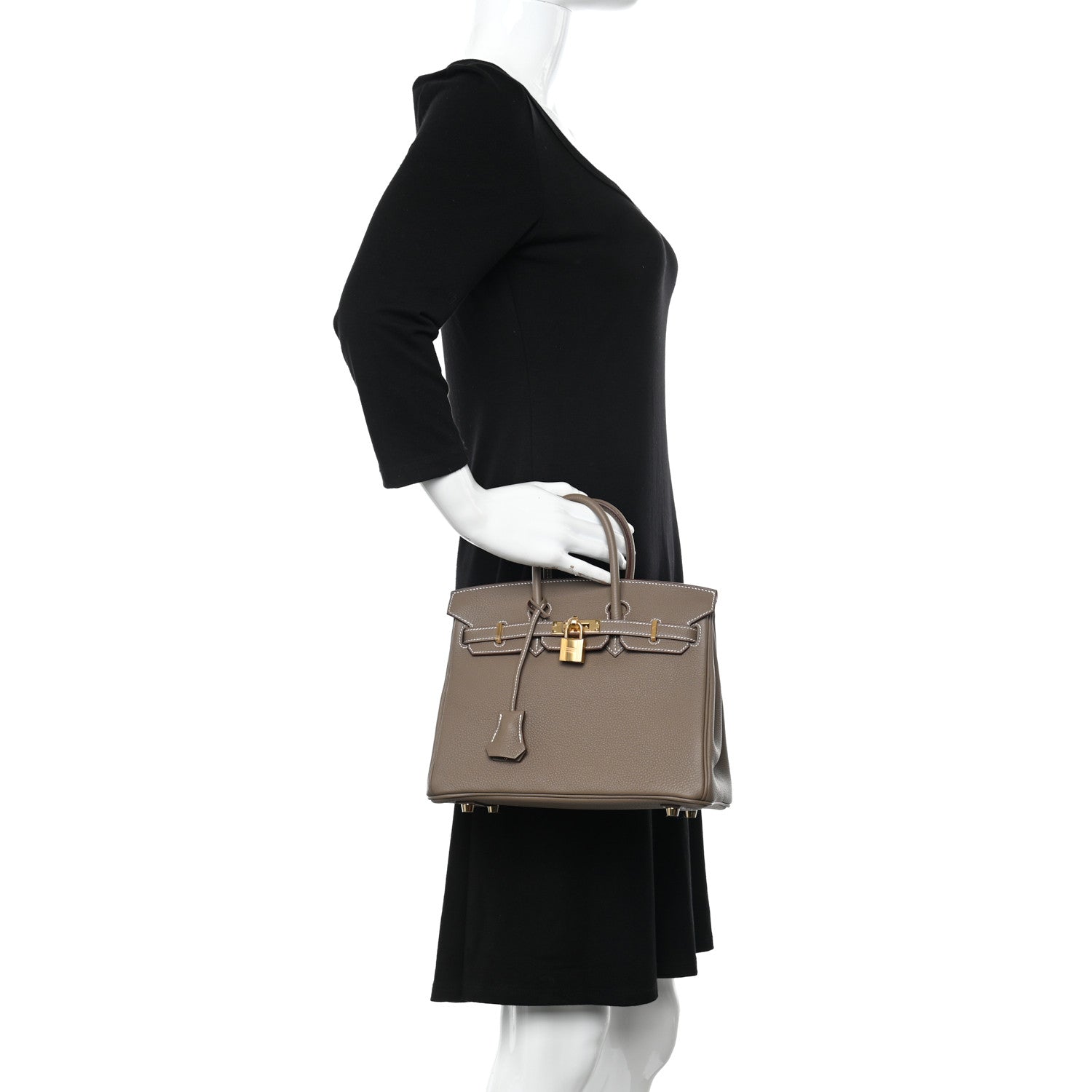 Hermes Togo Birkin 25 Etoupe 2 of 11