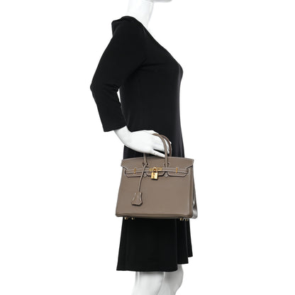 Hermes Togo Birkin 25 Etoupe 2 of 11