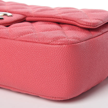 Chanel Caviar Quilted Medium Easy Flap Coral 6 of 10