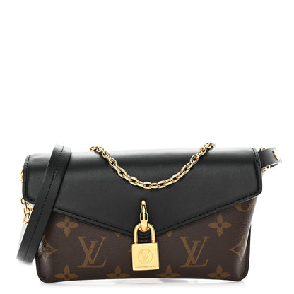 Louis Vuitton Monogram Padlock On Strap Black 1 of 9
