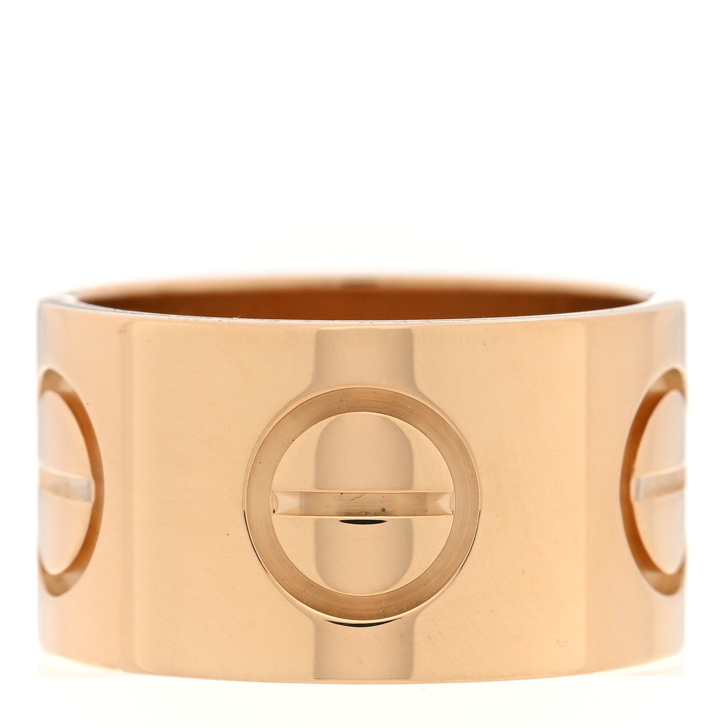18K Yellow Gold 11mm LOVE Ring 54 7