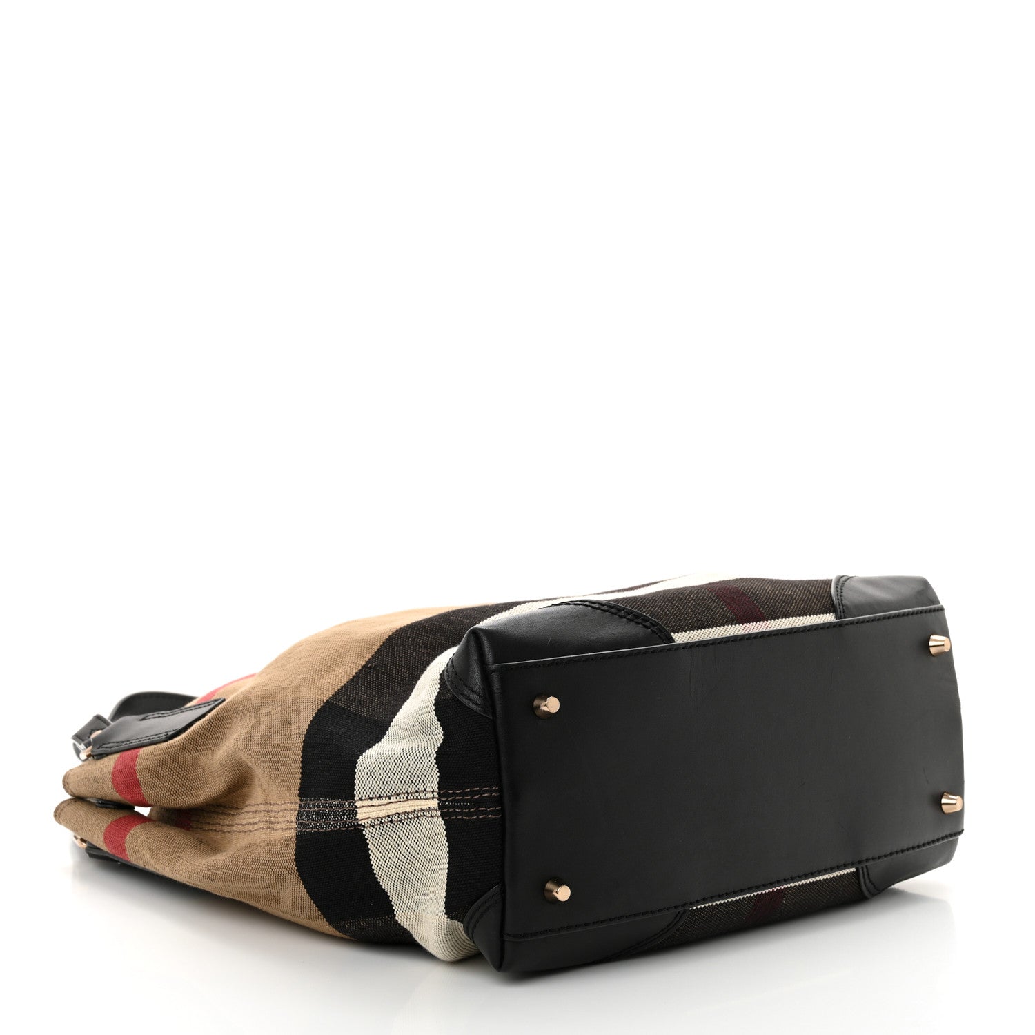 Burberry Canvas Mega Check Medium Maidstone Black 5 of 14
