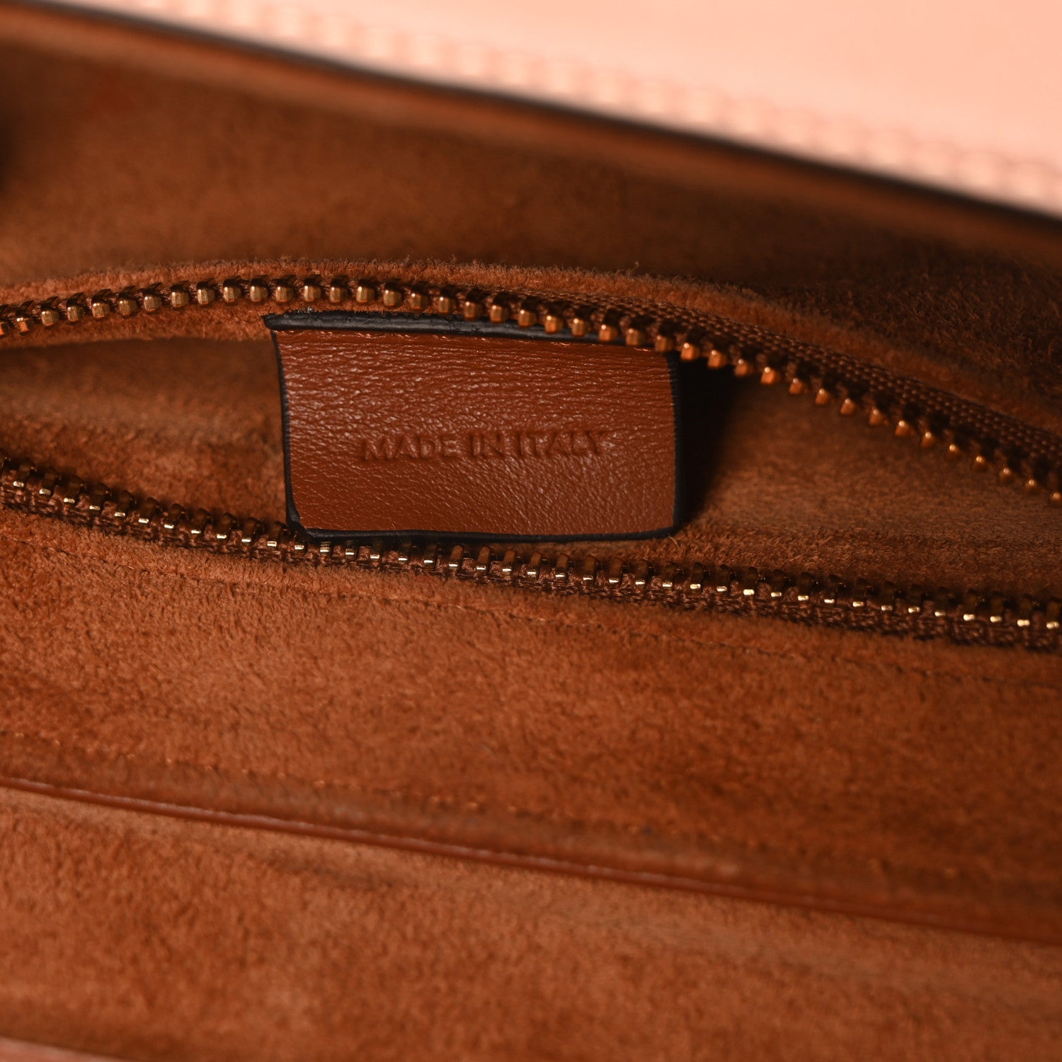 Celine Calfskin Mini Soft 16 Bag Tan 7 of 11