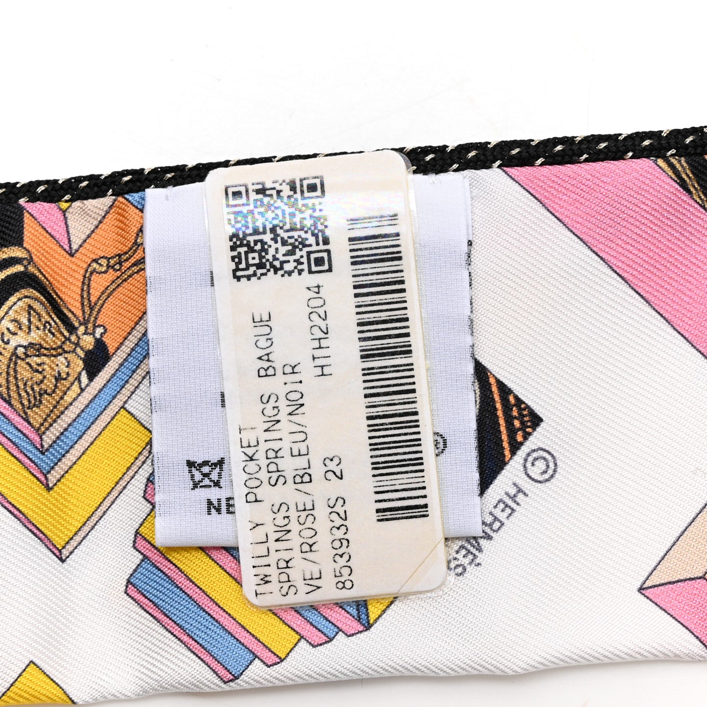 Silk Springs Springs Twilly Rose Bleu Black