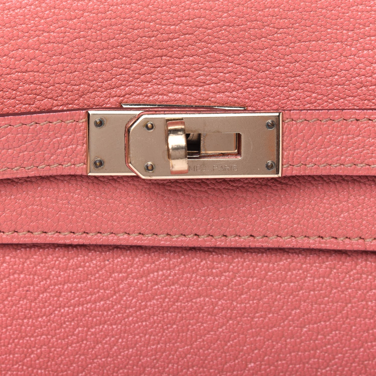 Hermes Chevre Mysore Kelly Longue Wallet Rose The 18 of 19