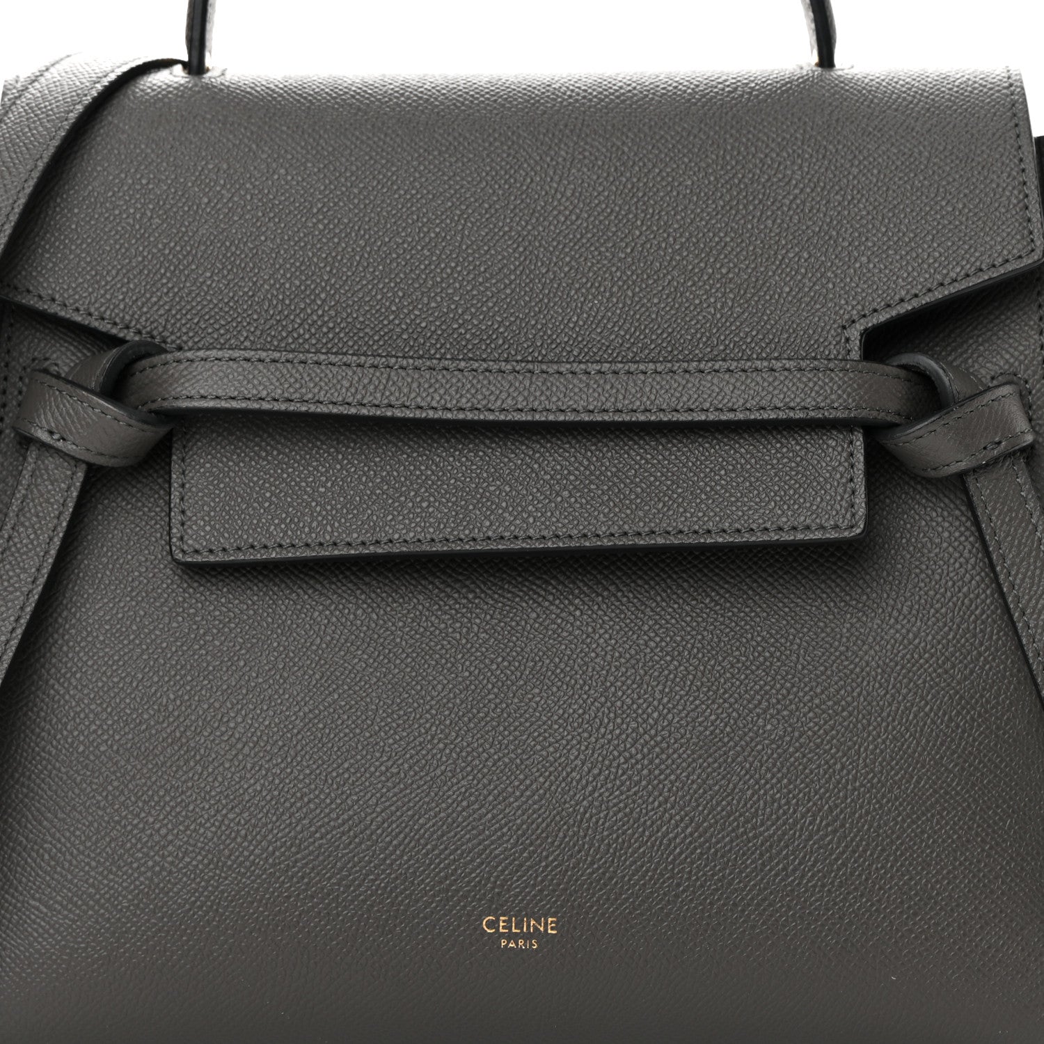 Celine Baby Grained Calfskin Micro Belt Bag Grey 9 of 16