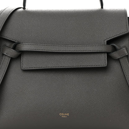 Celine Baby Grained Calfskin Micro Belt Bag Grey 9 of 16