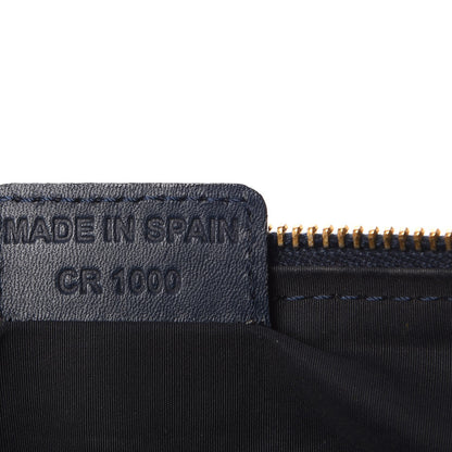 Christian Dior Monogram Mini Saddle Pochette Navy 8 of 8