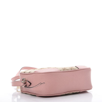 Gucci Monogram Mini Bree Messenger Bag Beige Soft Pink 4 of 7