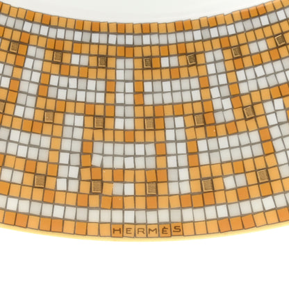 Hermes Porcelain Mosaique Au 24 Gold Dinner Plate Set of 2 4 of 7