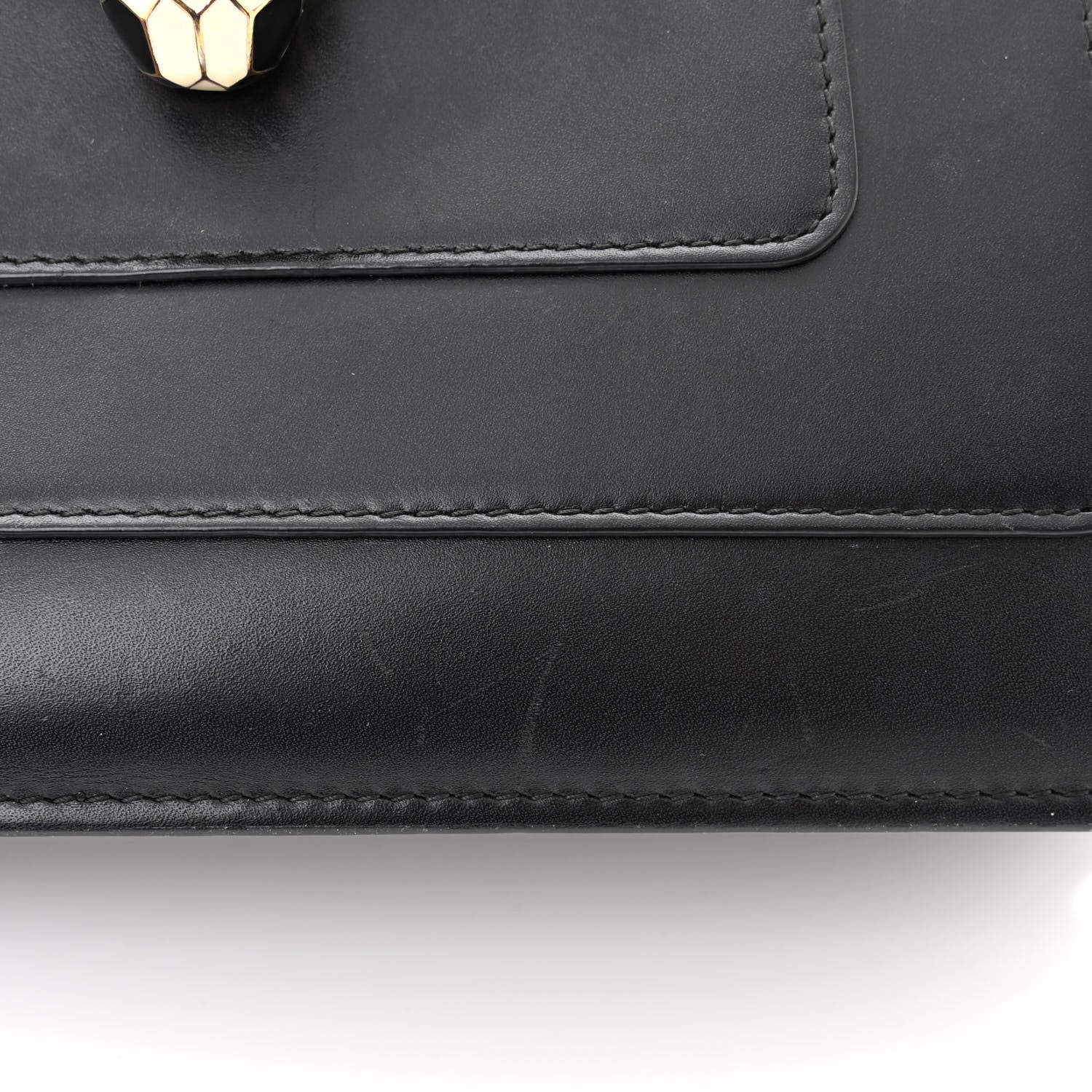 Bulgari Calfskin Serpenti Forever Crossbody Bag Black 13 of 13