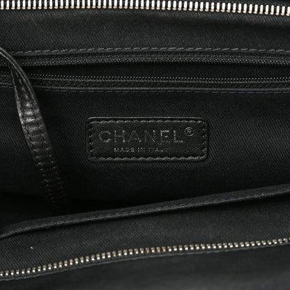 Chanel Iridescent Calfskin Quilted In The Mix Shopping Tote Black 6 of 23