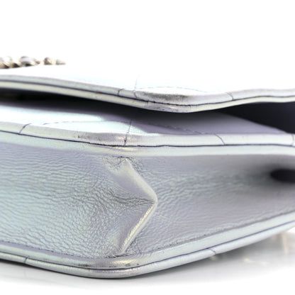 Chanel Iridescent Calfskin Quilted Chanel 19 Wallet On Chain WOC Light Purple 11 of 18
