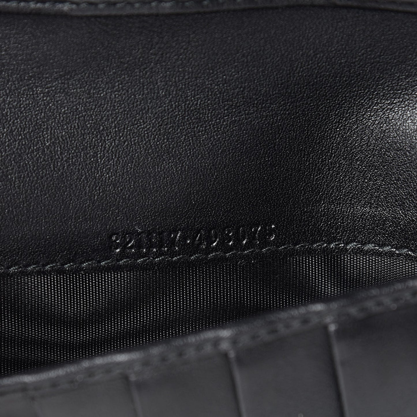 Guccissima Zip Around Travel Wallet Black