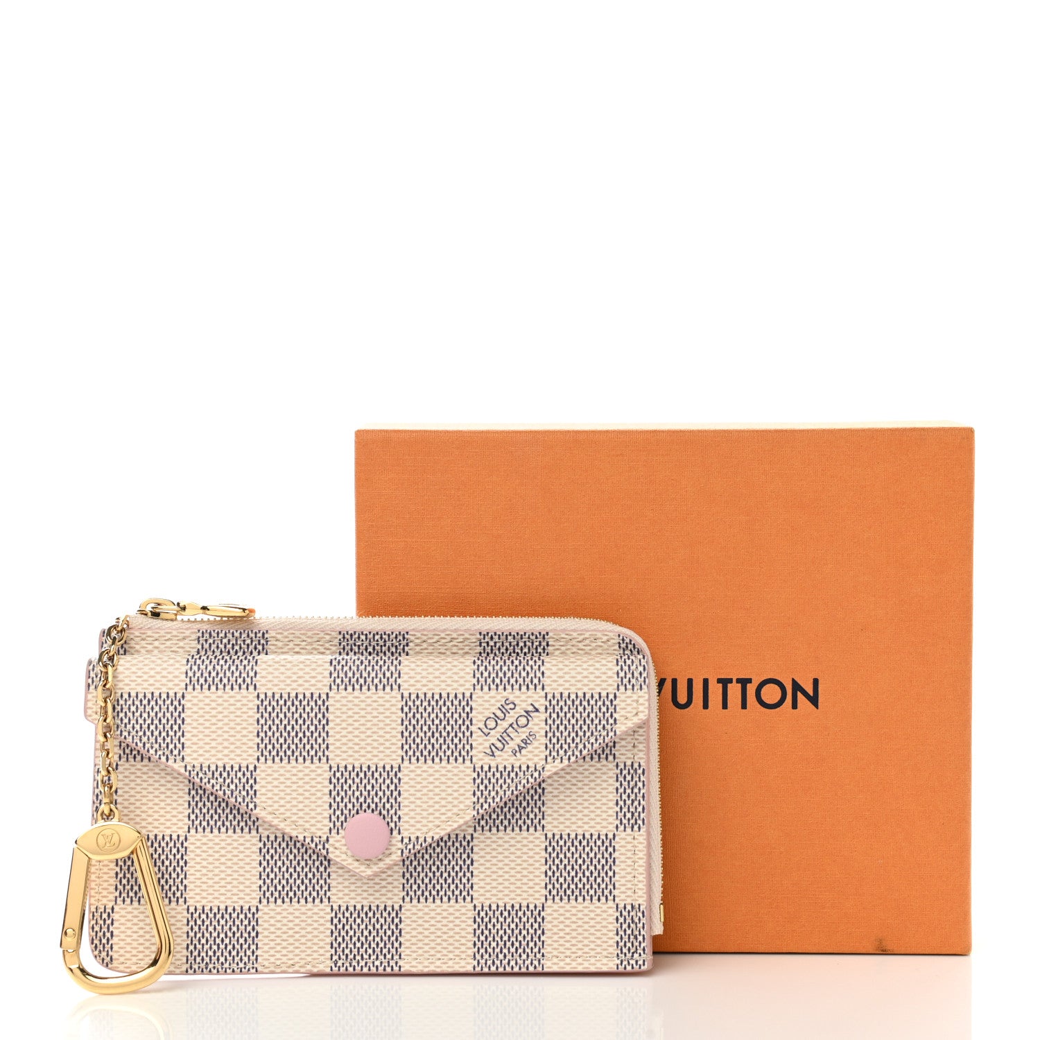 Louis Vuitton Damier Azur Recto Verso Card Holder Rose Ballerine 7 of 7