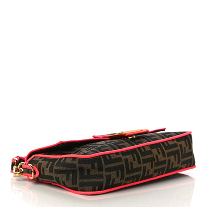 Fendi Fabric Jacquard FF 1974 Baguette Tobacco Moro Fuxia Fluo 3 of 8