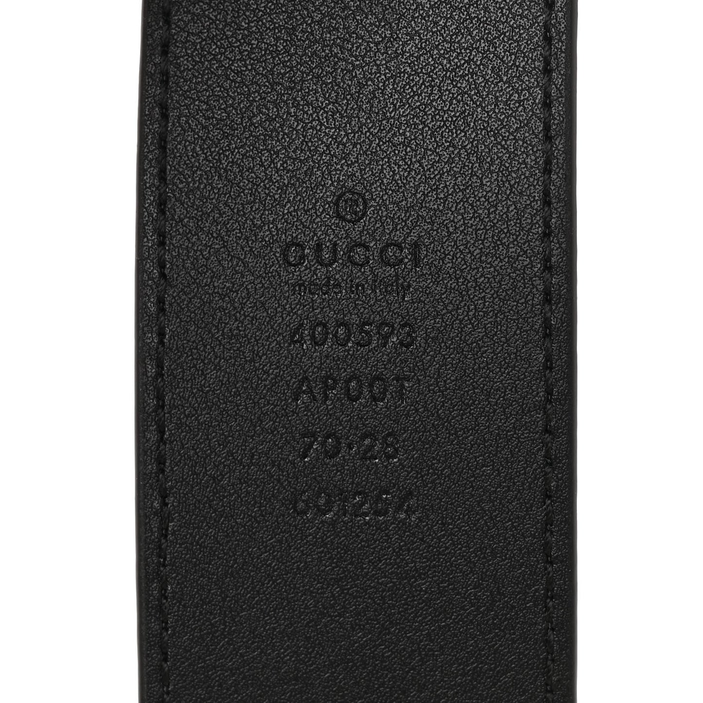 Calfskin Double G 40mm Belt 70 28 Black