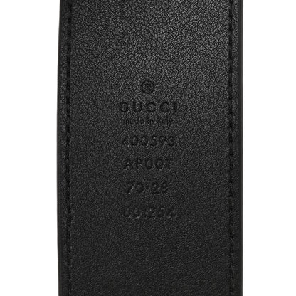 Gucci Calfskin Double G 40mm Belt 70 28 Black 3 of 5