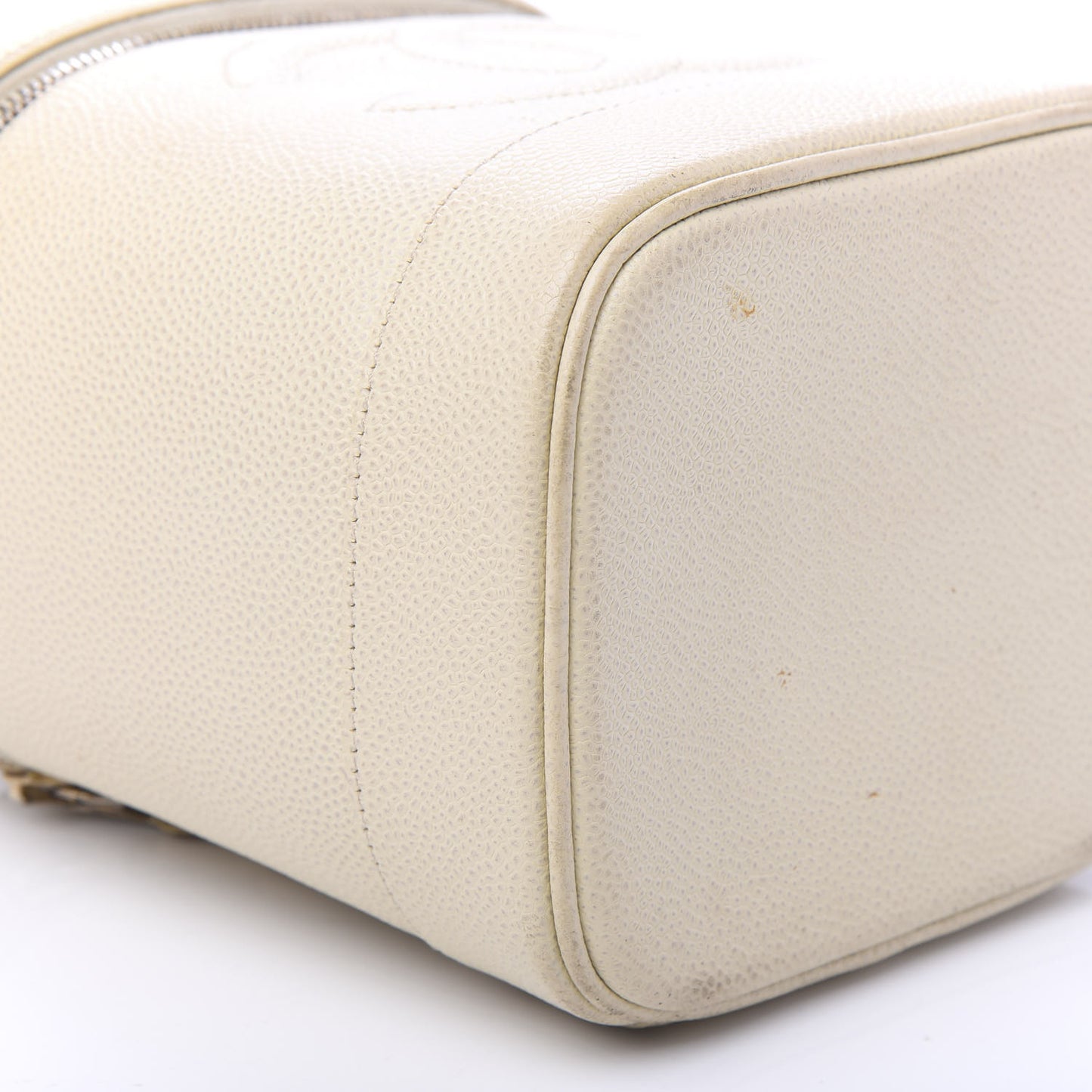Caviar Cosmetic Vanity Bag Ivory