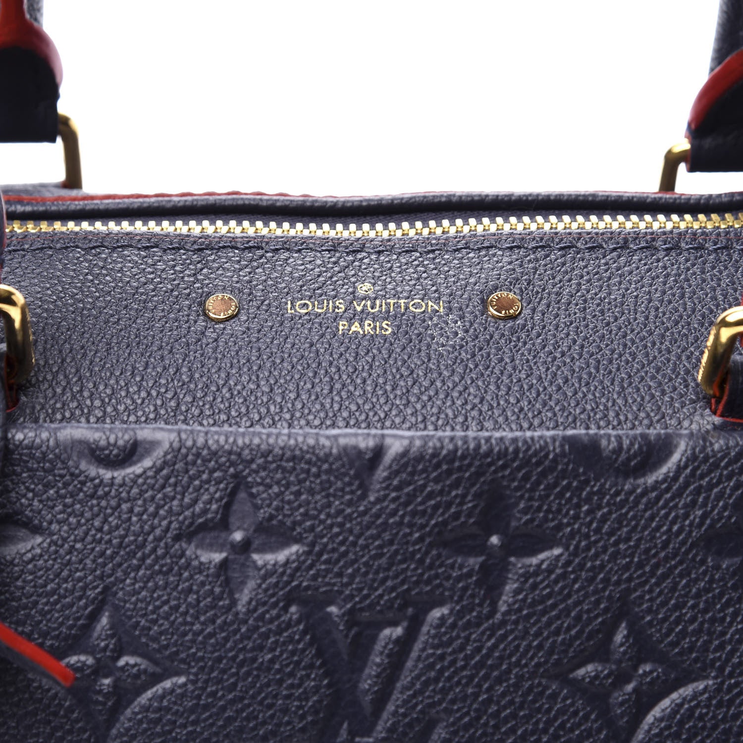 Louis Vuitton Empreinte Speedy Bandouliere 25 NM Marine Rouge 11 of 12
