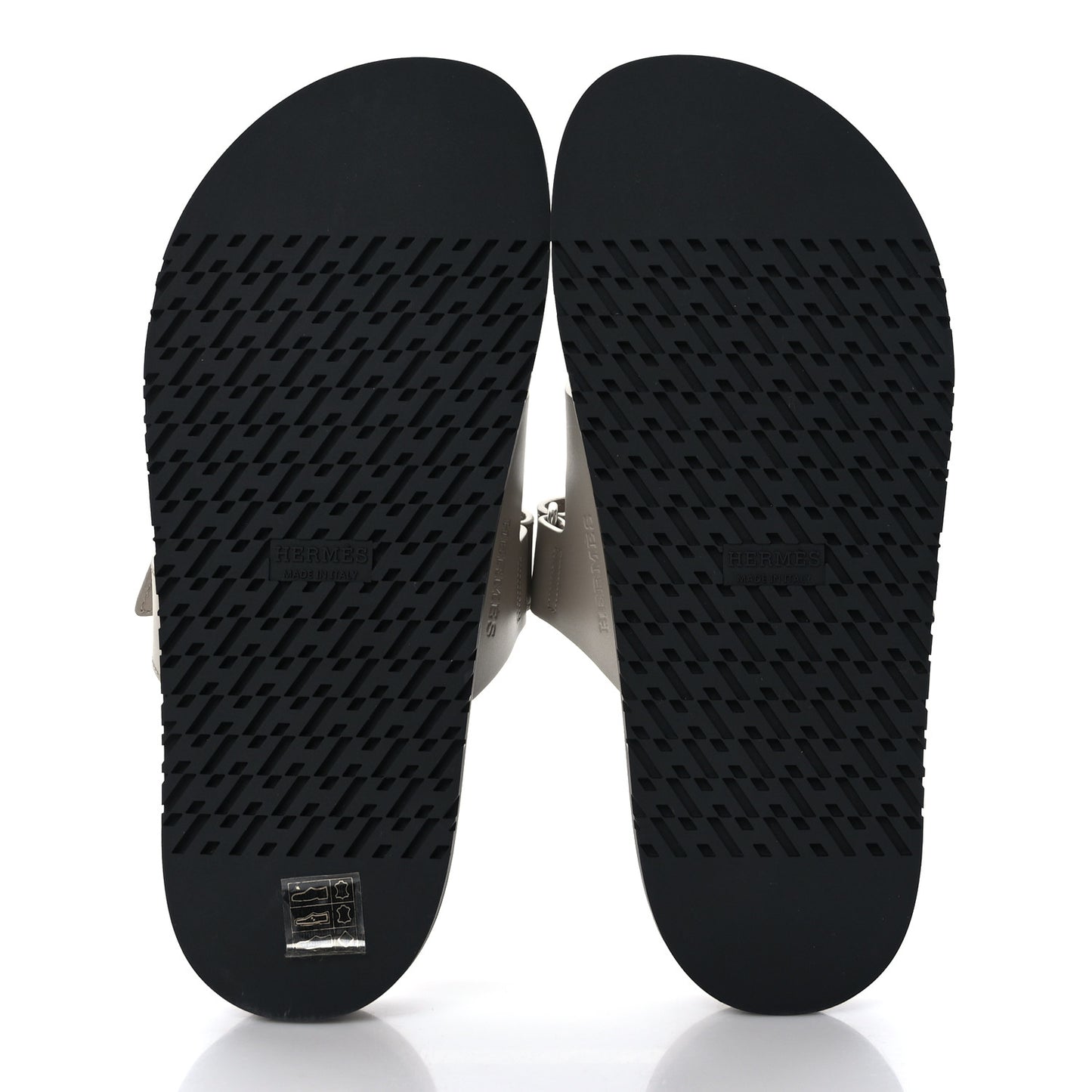 Calfskin Womens Chypre Sandals 38.5 Beige Mastic