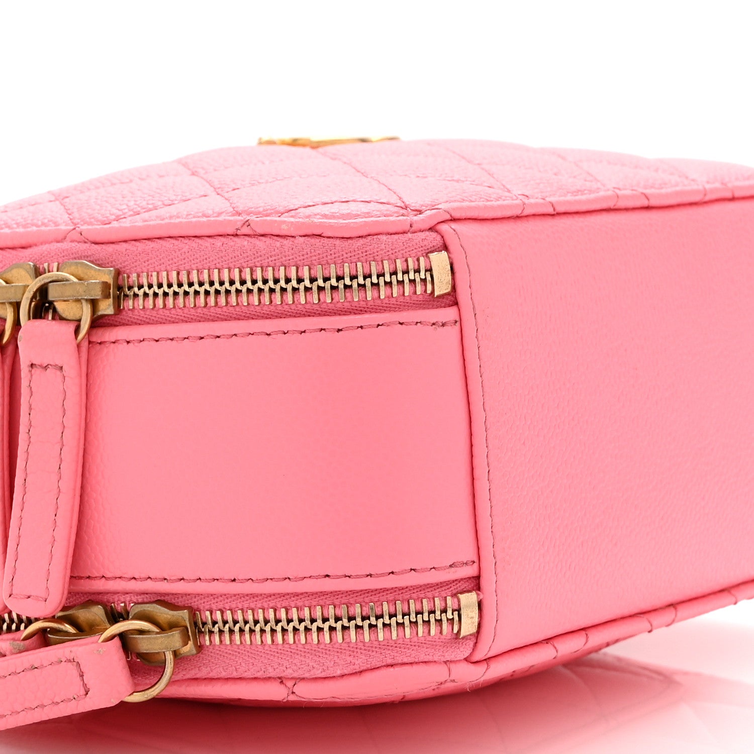 Chanel Caviar Quilted Pick Me Up Mini Vanity Case Pink 10 of 11