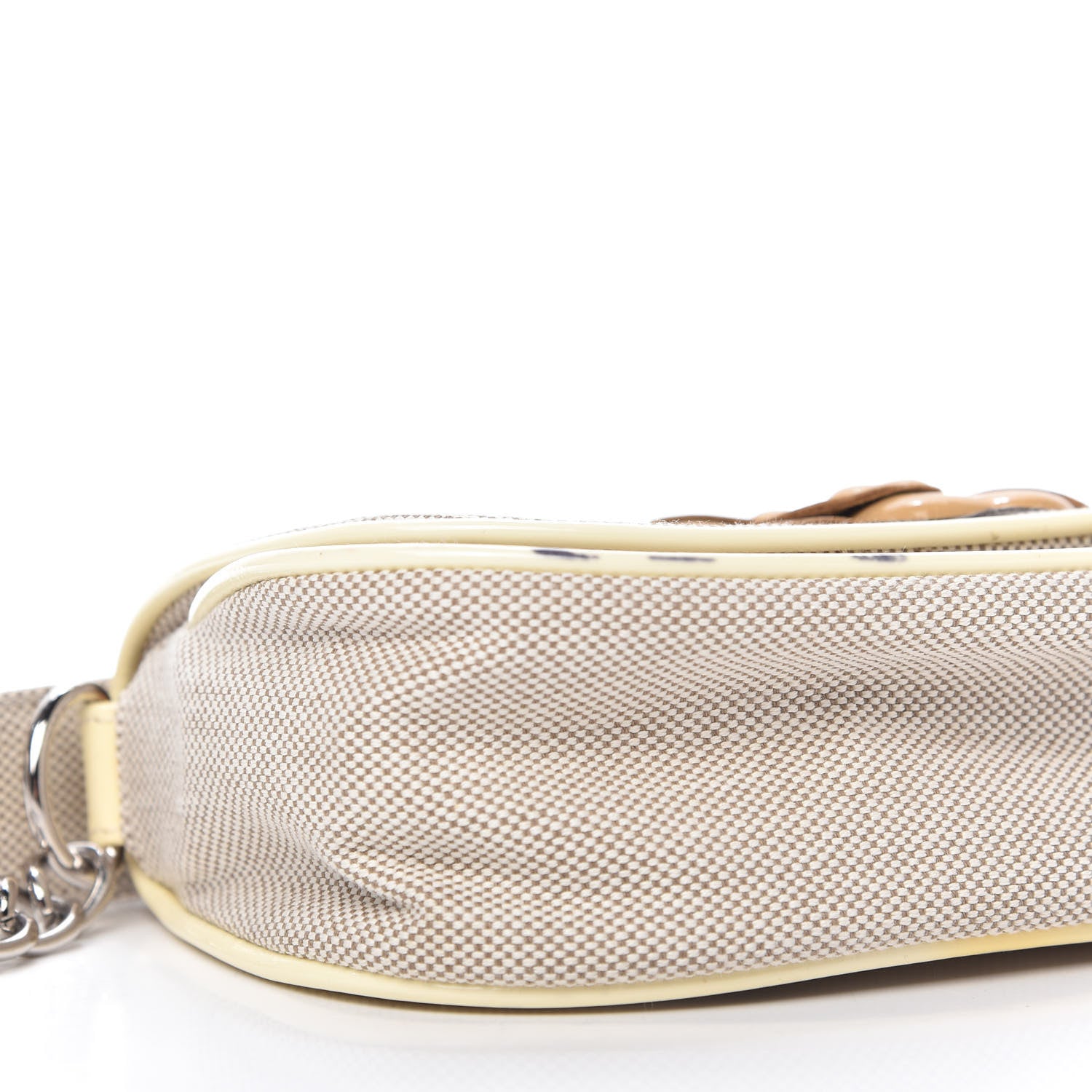 Chanel Canvas Camellia N°5 Flap Beige 6 of 12
