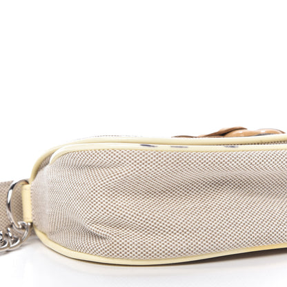 Chanel Canvas Camellia N°5 Flap Beige 6 of 12