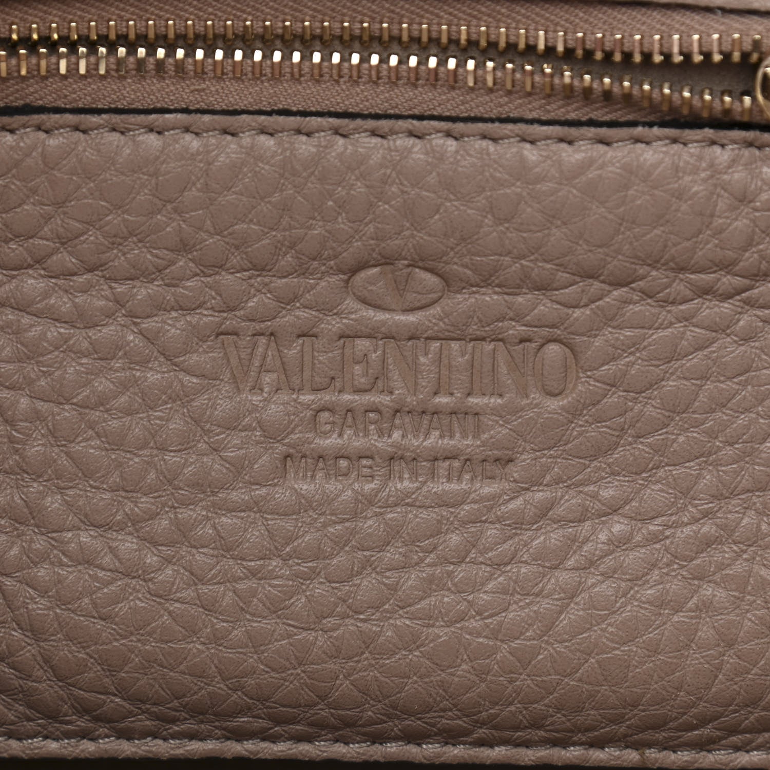 Valentino Garavani Pebbled Calfskin Mini Rockstud Tote Poudre 5 of 9