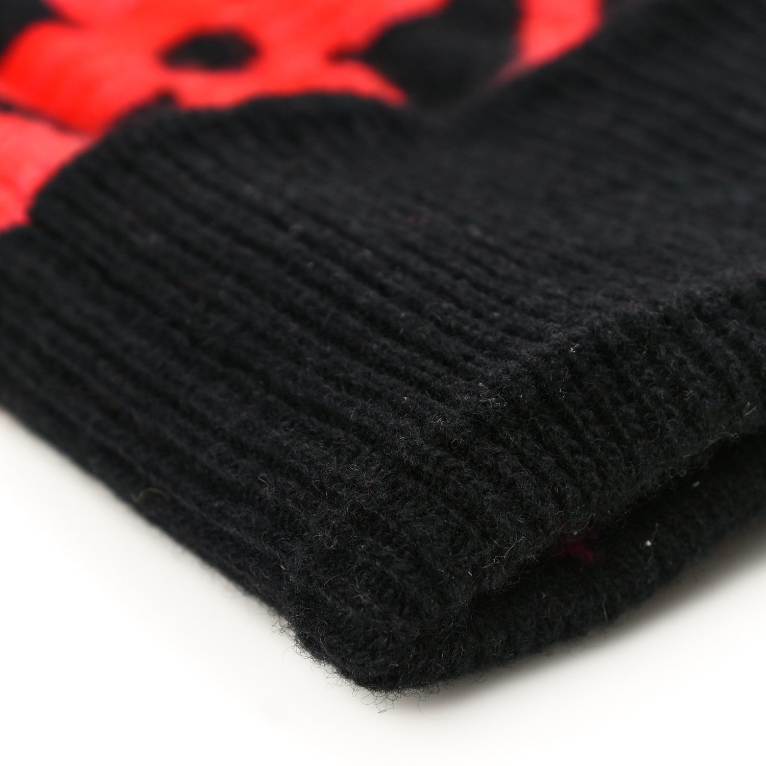 Louis Vuitton Wool Cashmere Monogram Sunset Snood Hat Black 8 of 10