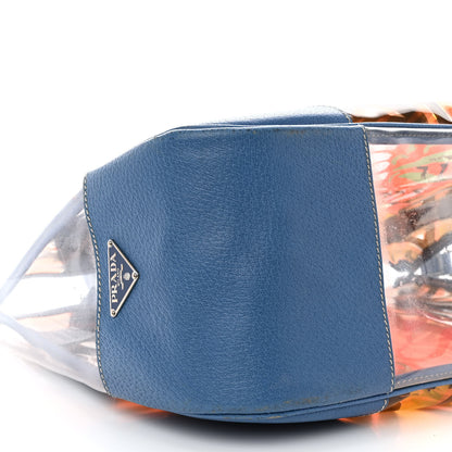 Prada Vinyl Calfskin Tote Multicolor 9 of 13