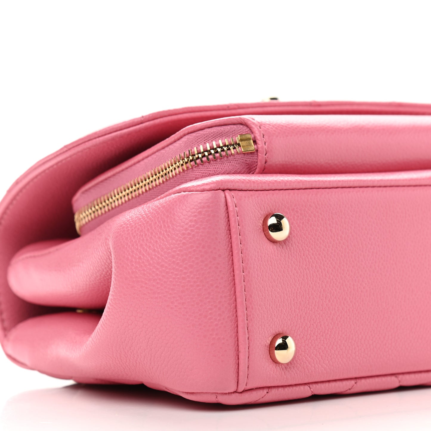 Caviar Quilted Small Business Affinity Flap Pink