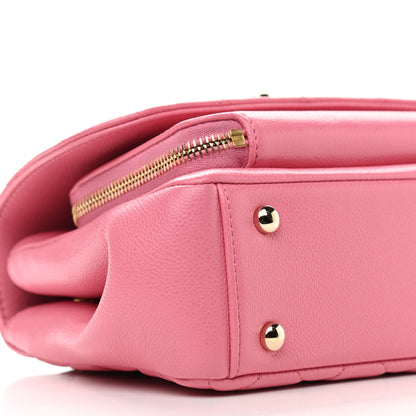 Chanel Caviar Quilted Small Business Affinity Flap Pink 8 of 9