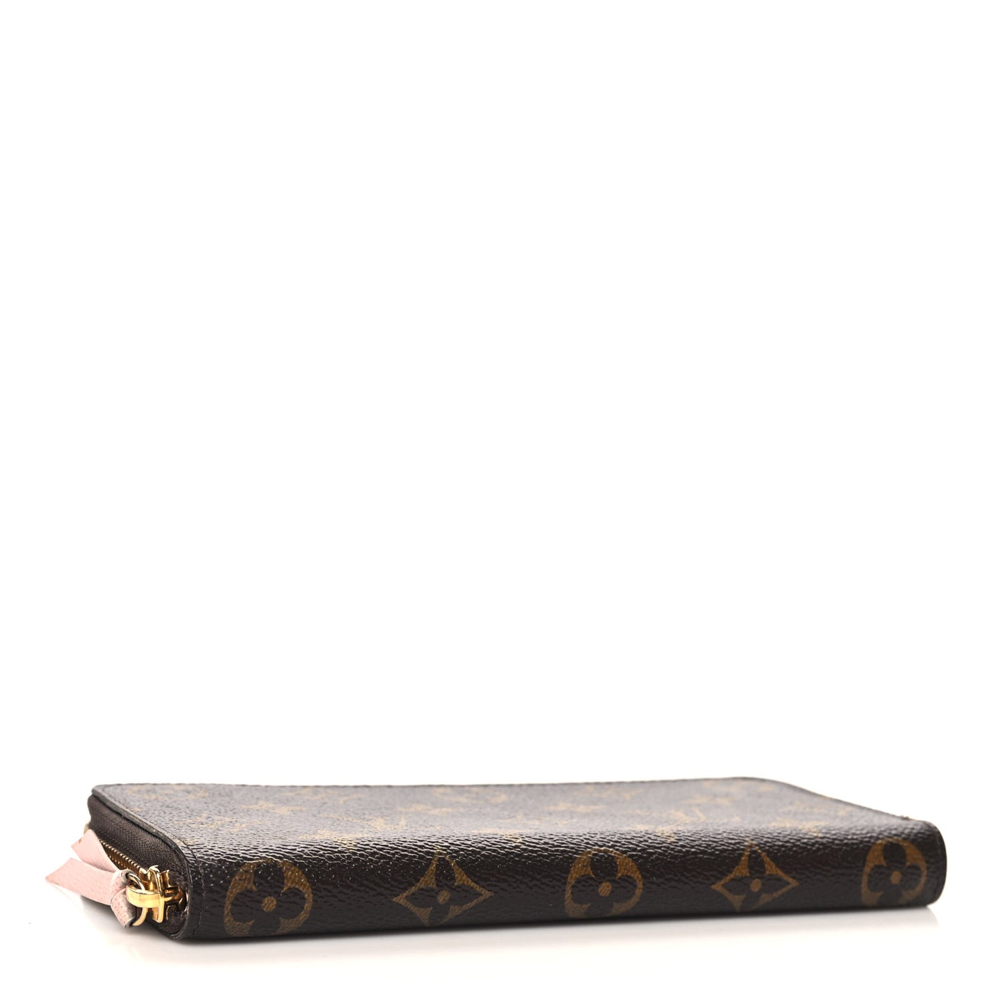 Monogram Clemence Wallet Rose Ballerine