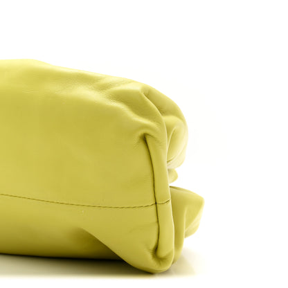 Bottega Veneta Smooth Butter Calf The Pouch Oversized Clutch Kiwi 10 of 10