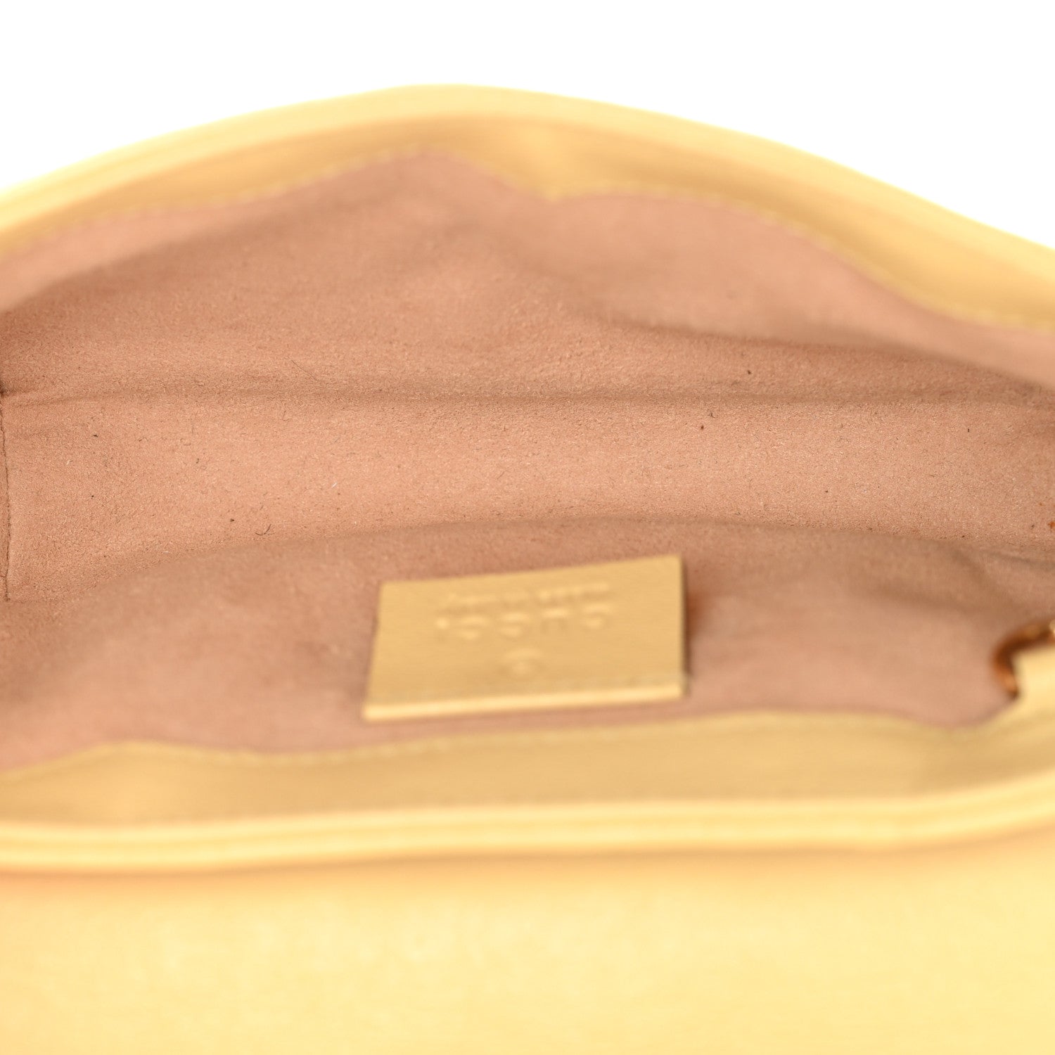 Gucci Vintage Effect Calfskin Matelasse Super Mini Torchon GG Marmont Shoulder Bag Black Beige 5 of 10