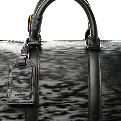Louis Vuitton Epi Keepall 45 Black 9 of 19