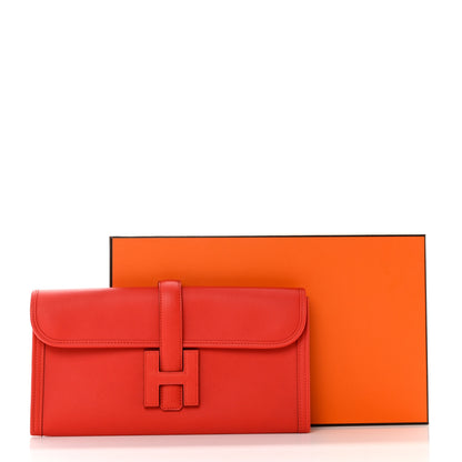 Hermes Swift Jige Elan 29 Clutch Rouge Tomate 7 of 7