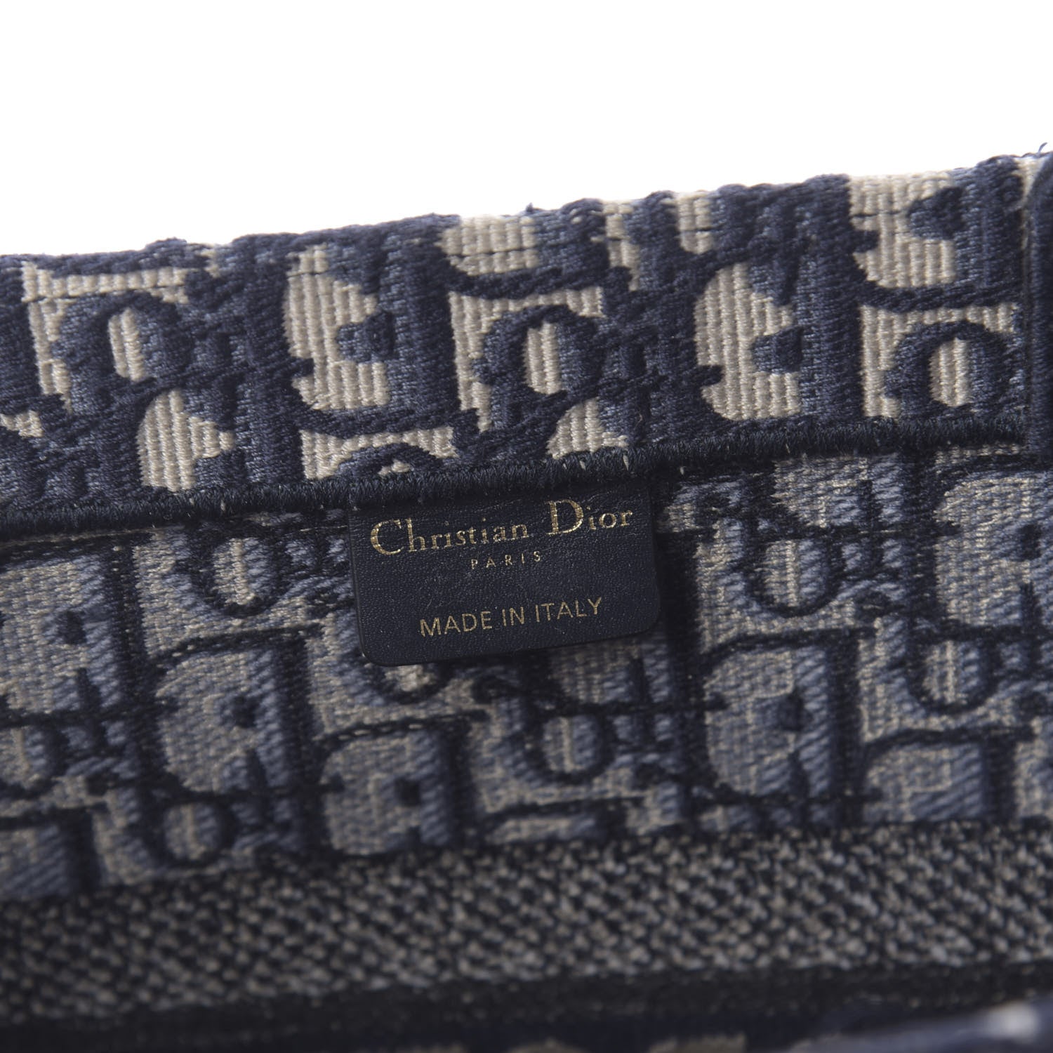 Christian Dior Oblique Medium Book Tote Blue Multicolor 8 of 10