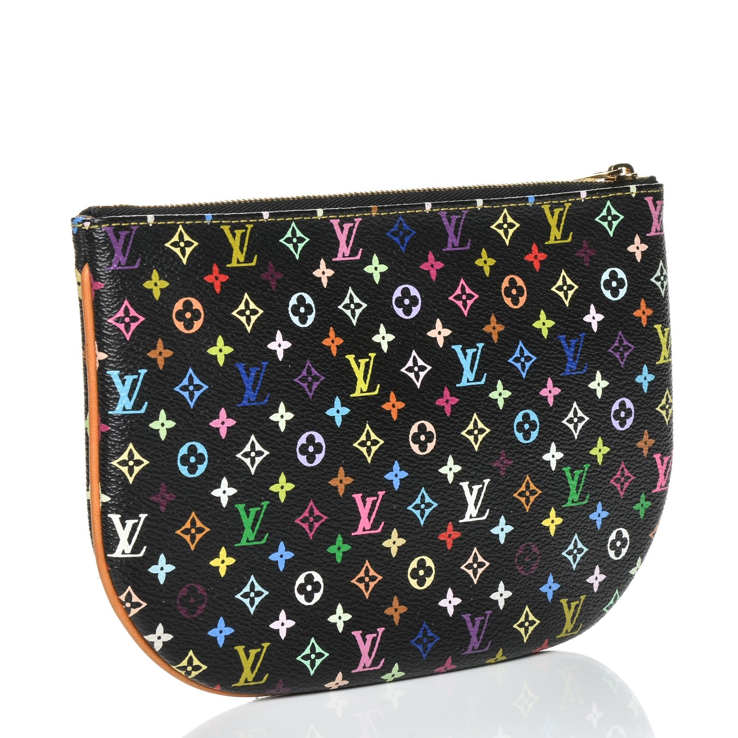 Louis Vuitton Monogram Multicolor Pochette Plate GM Black 3 of 6