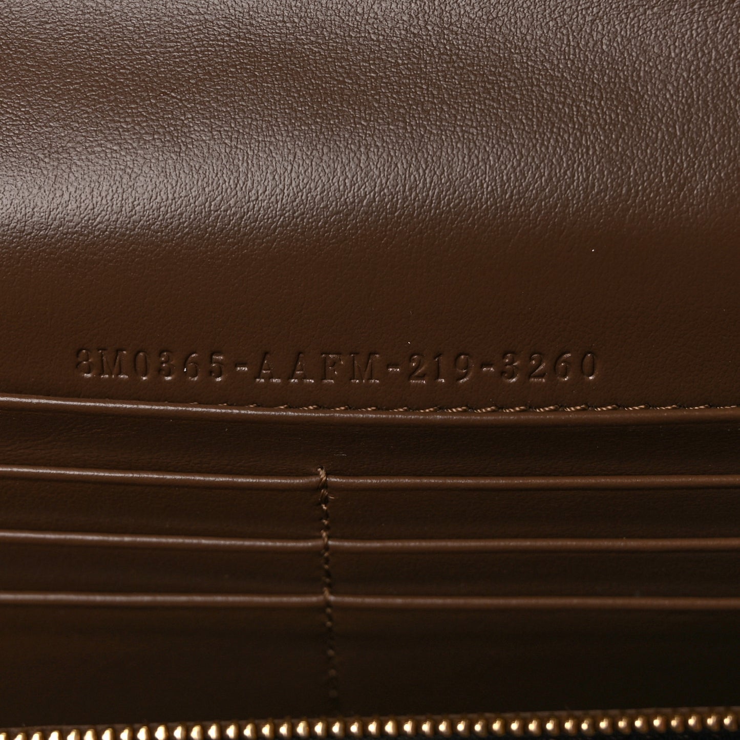 Vitello Soft F is Fendi Bi-Color FF 1974 Embossed Continental Envelope Wallet On Chain Maya Black