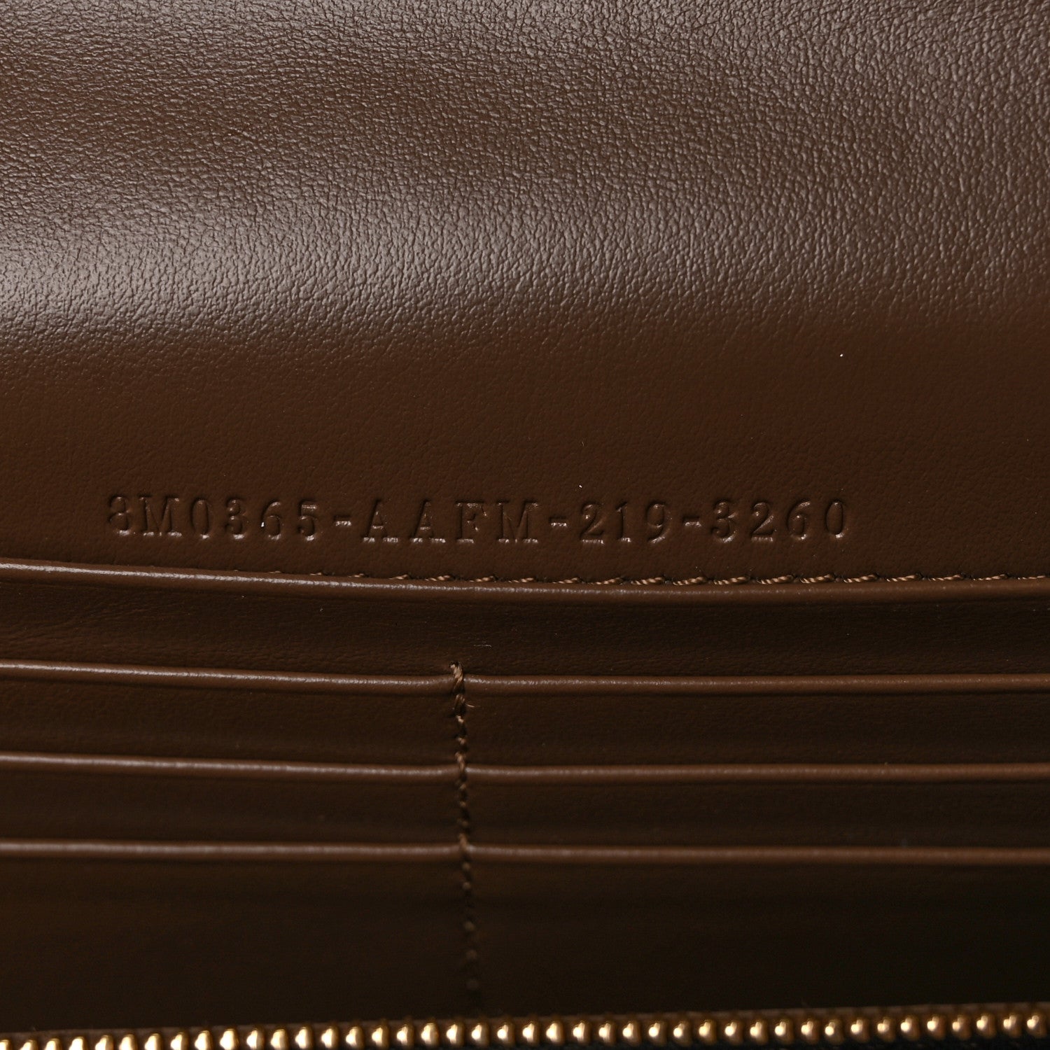 Fendi Vitello Soft F is Fendi Bi-Color FF 1974 Embossed Continental Envelope Wallet On Chain Maya Black 6 of 9
