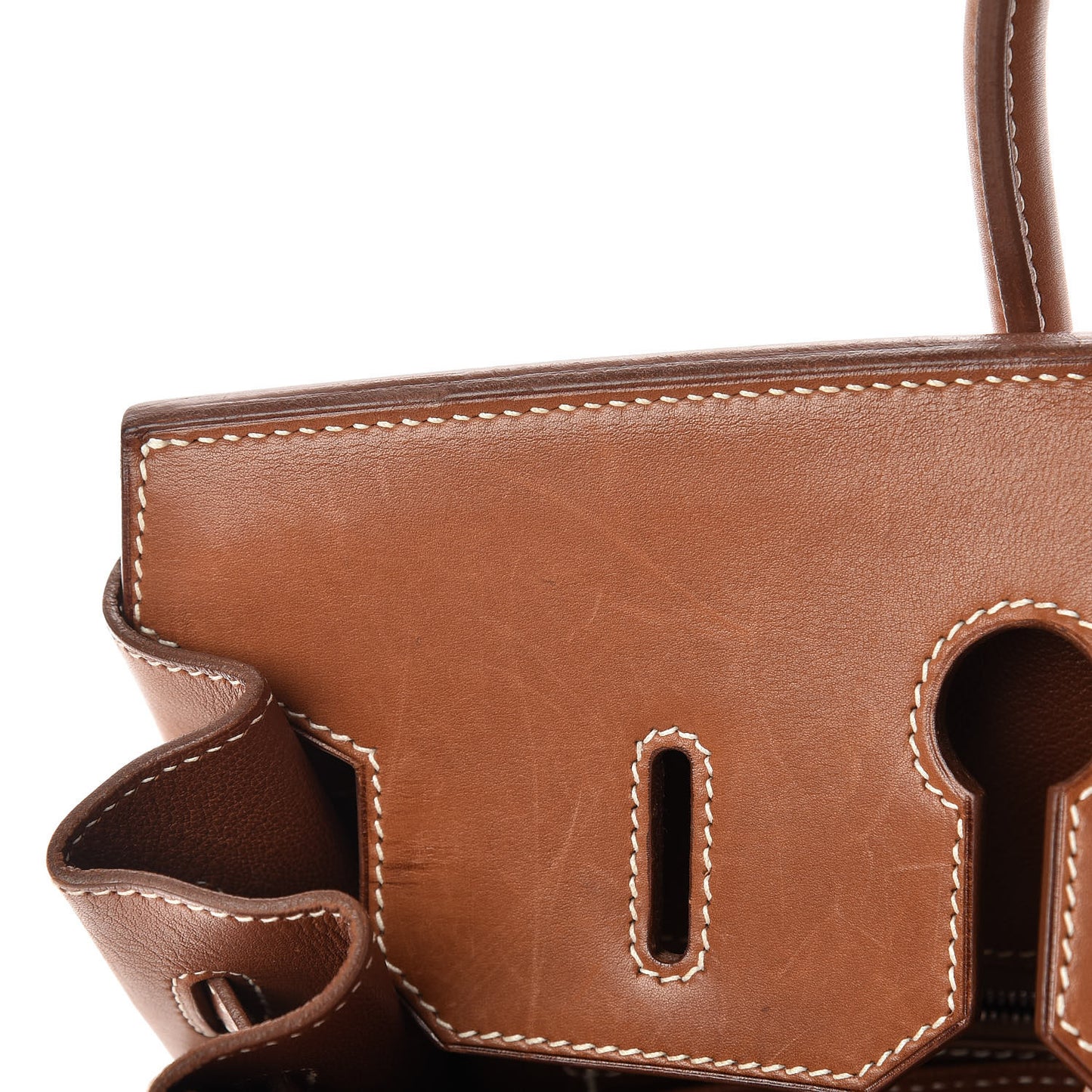 Natural Barenia Birkin 35 Fauve