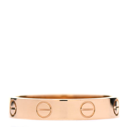 Cartier 18K Yellow Gold 3.5mm LOVE Wedding Band Ring 54 6.75 3 of 5