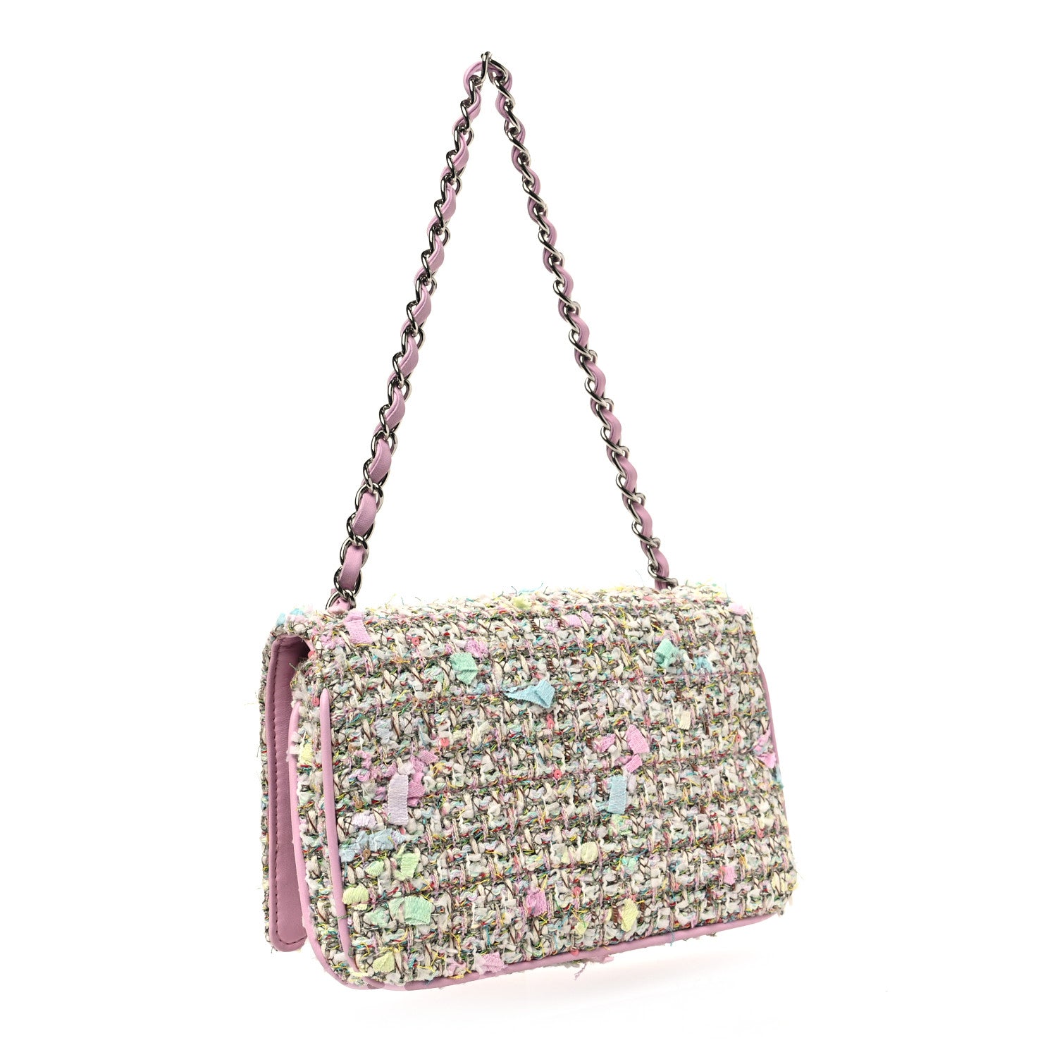 Chanel Tweed CC Flap Multicolor 3 of 7