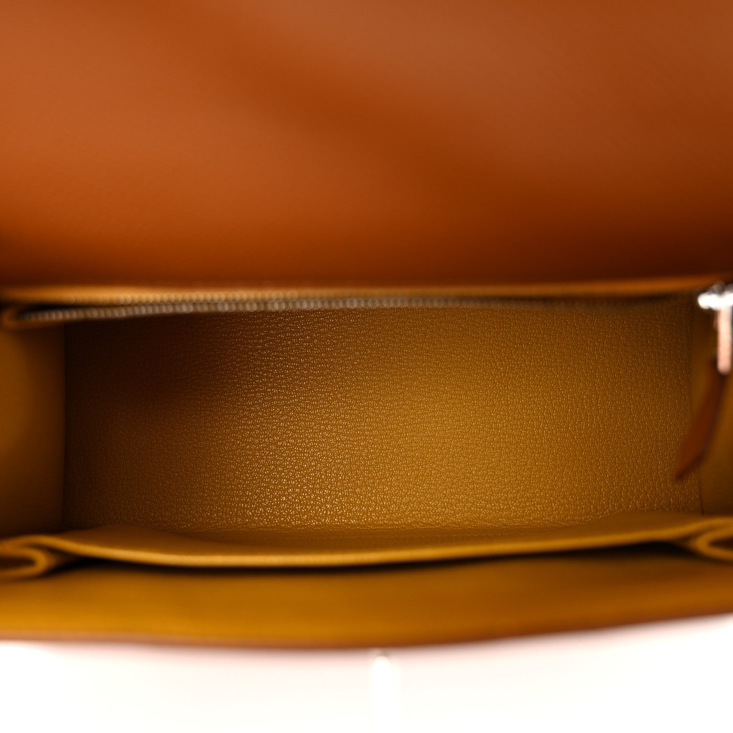 Hermes Epsom Verso Kelly Sellier 25 Caramel Jaune Ambre 5 of 13